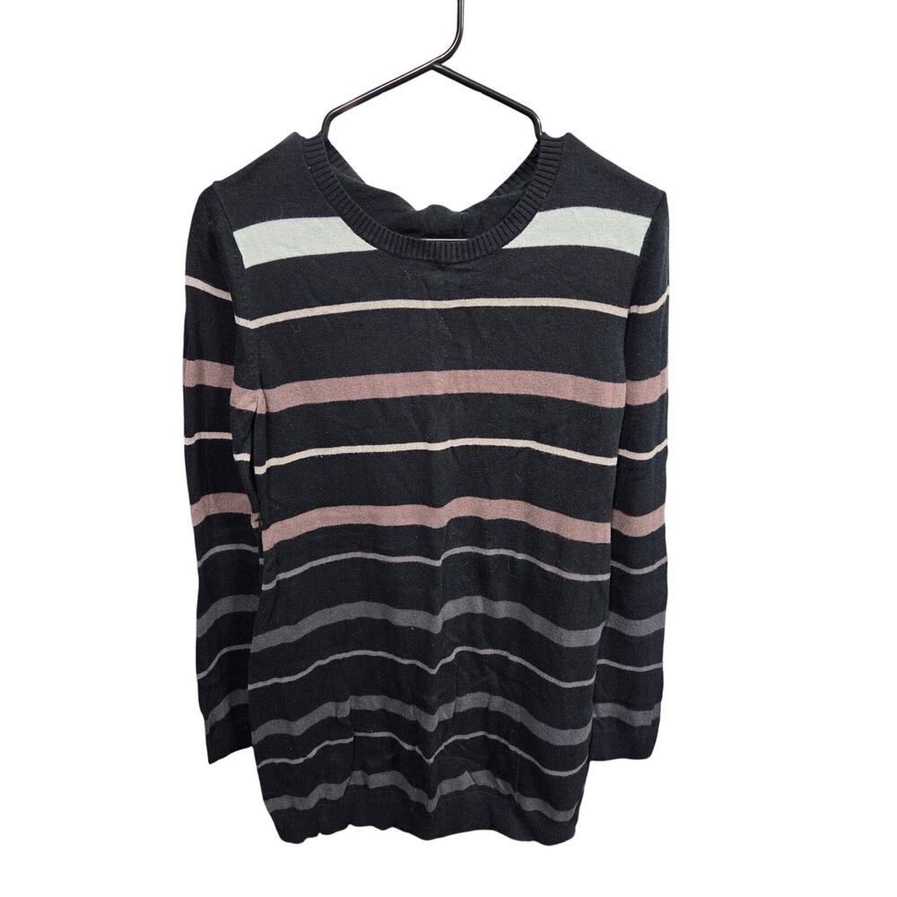 Striped Sweater Maternity Tunic - Liz Lange - L